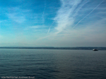 Blick vom Boot auf den Bodensee