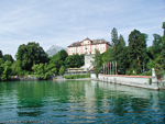 Anfahrt auf die Mainau